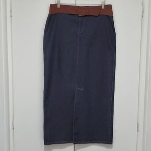 Denim skirt by Fashion Bug